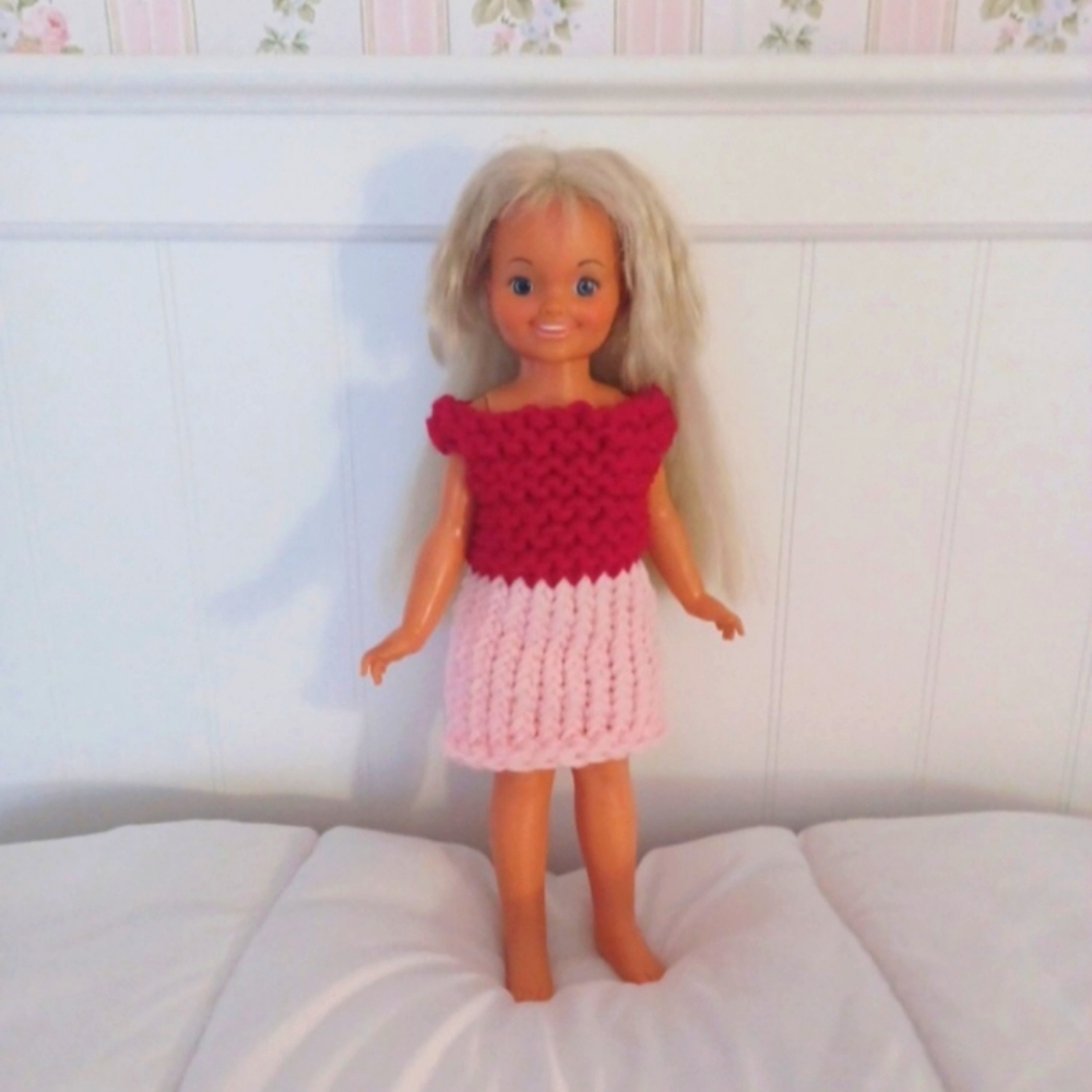 Vintage Ideal toy Dina hair grow movin groovin 1970's
